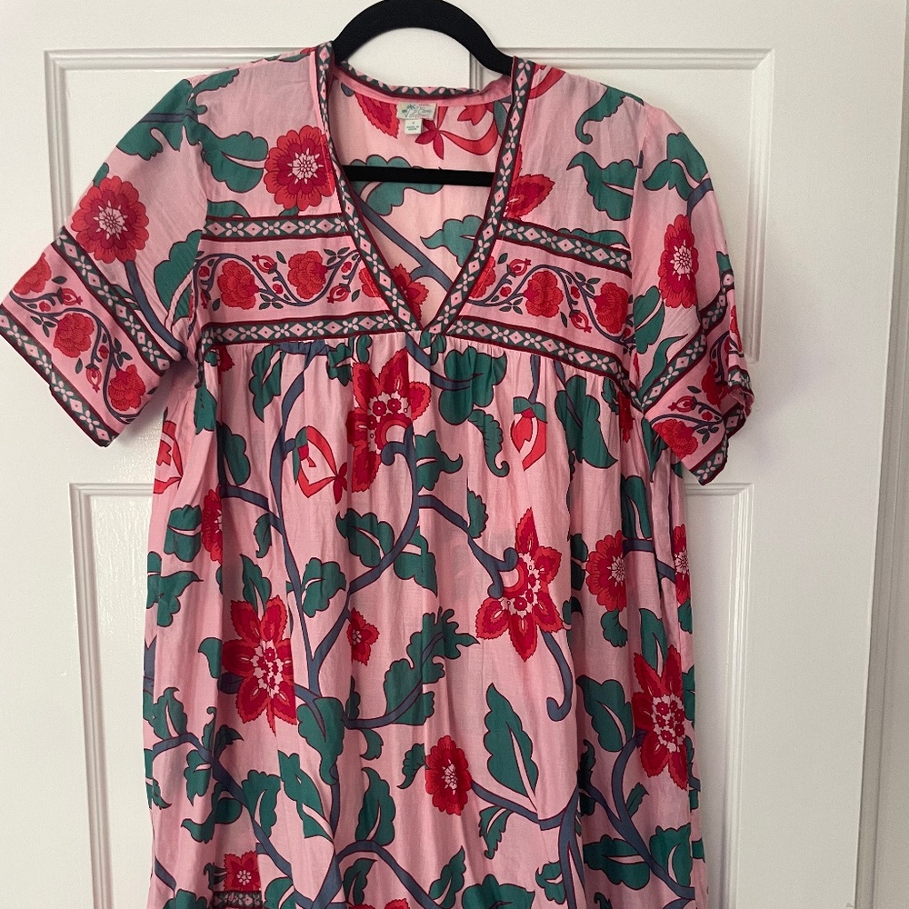 J Crew Floral Pink Dress